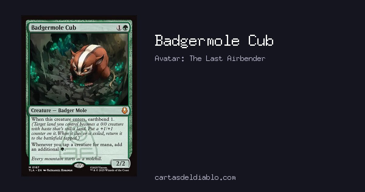 Badgermole Cub